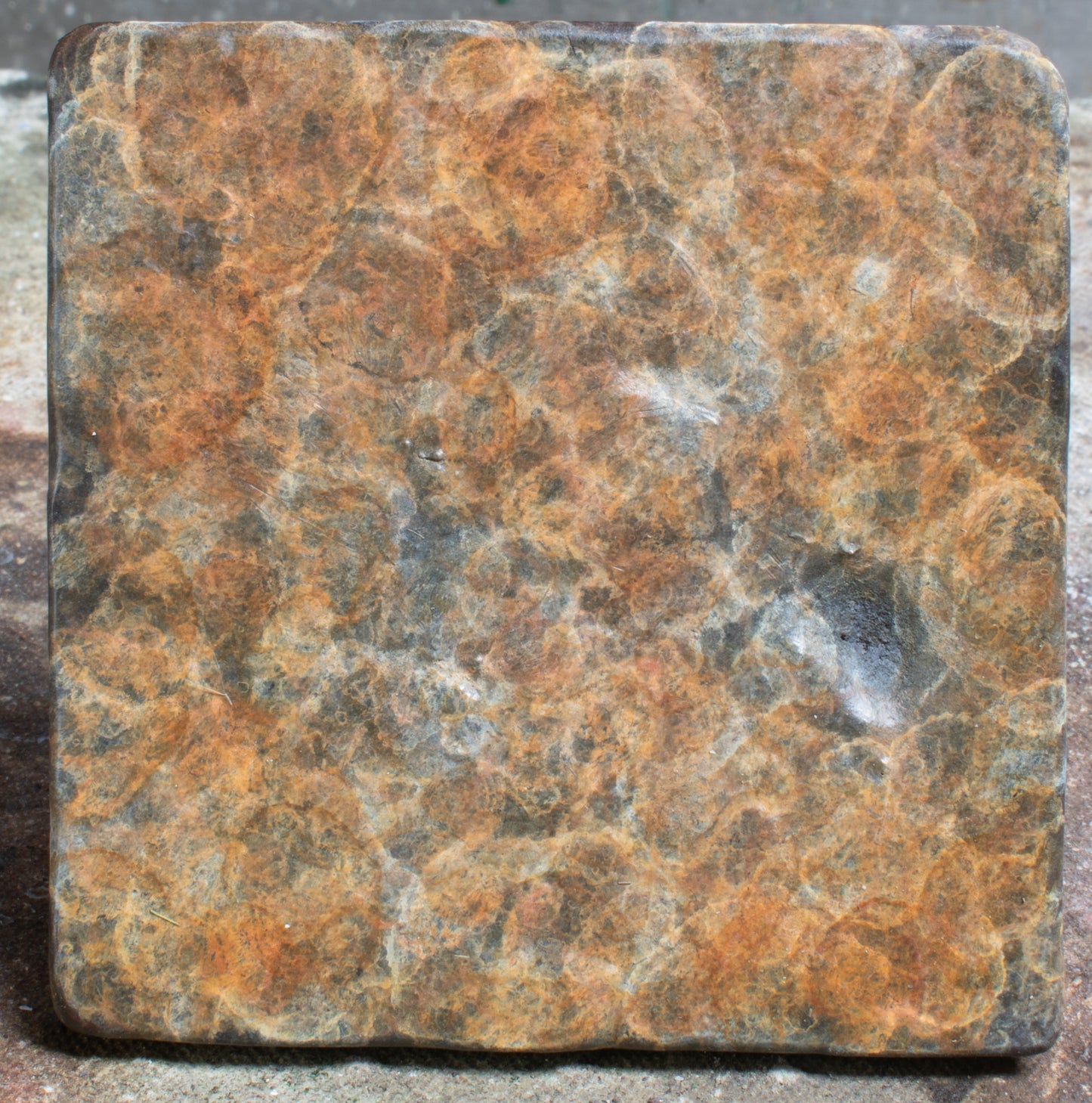 Solid bronze coasters (1 set of 4 coasters)