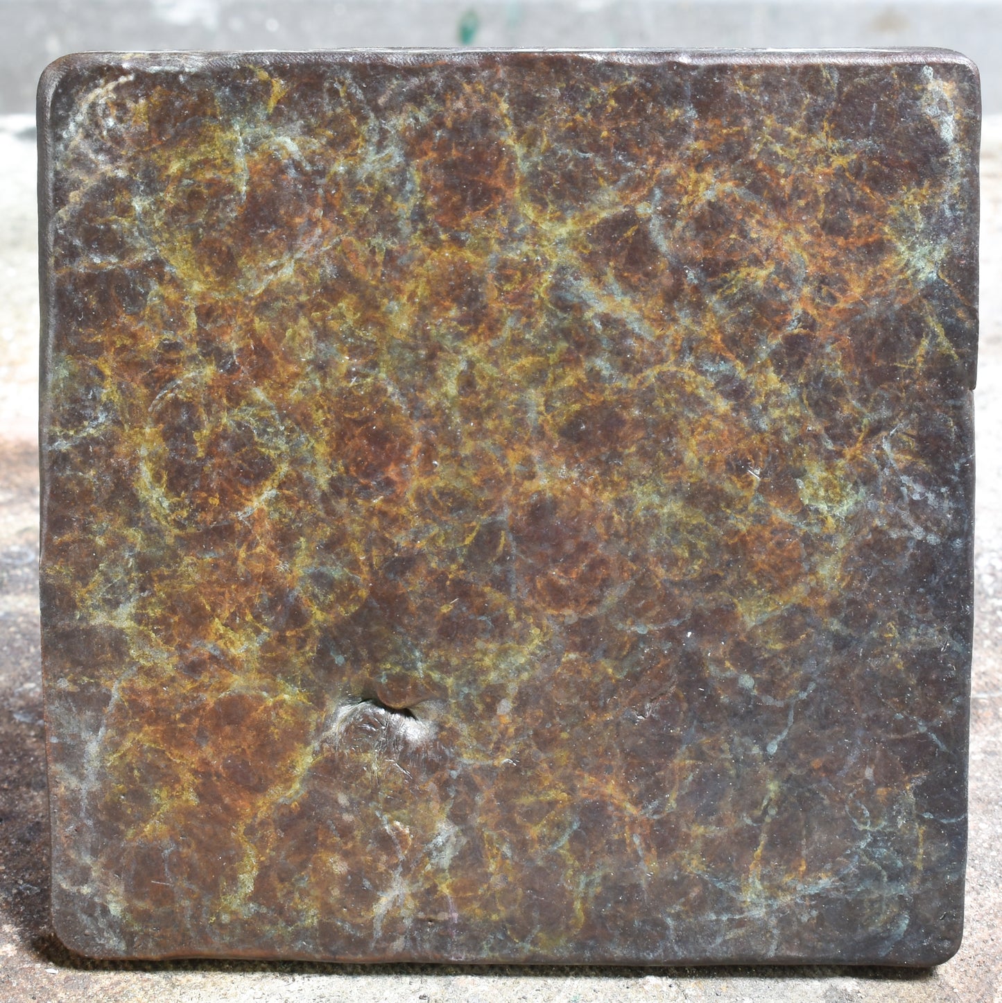 Solid bronze coasters (1 set of 4 coasters)